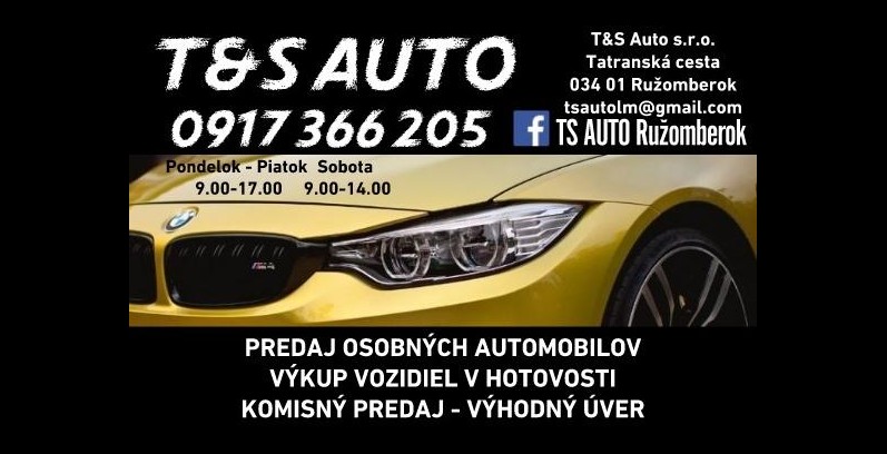 T & S AUTO, S. R. O.